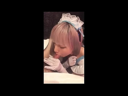 ❤️ Yapon buti [mayuka], frantsuz xizmatkori kostyumi, 1-qism, portlash va loson bilan silkitish ❤️❌ Anal videoda bizda